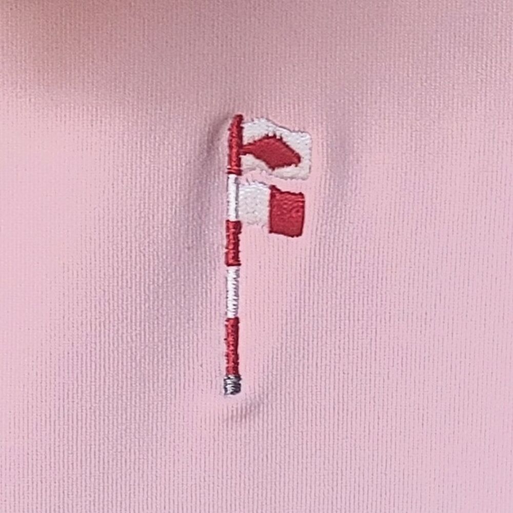 Peter Millar Pink Polo Shirt XS Short Sleeve Gold Performace Top - Picture 6 of 7